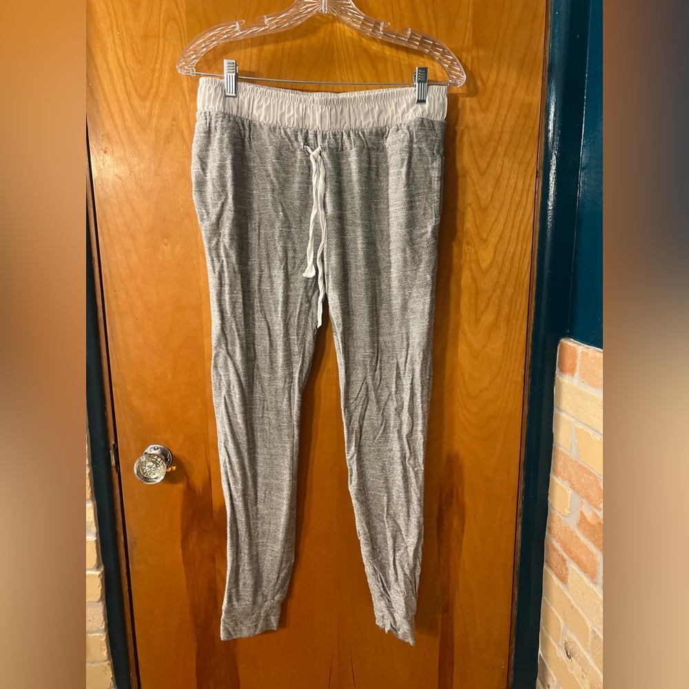 Fabletics Sweatpants Women's Small Gray Drawstring Elastic Waist